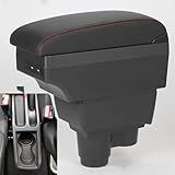 LeaHY Caixa De Apoio De Braço Para Modificação De Carro Para Renault Duster Apoio De Braço Para Caixa De Apoio De Braço Dacia Duster 2019 2022 Console Central Caixa De Armazenamento Acessórios De