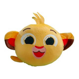 Leão De Pelúcia Bolofofos Infantil Leãozinho Cor Amarelo