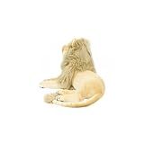 Leão Realista Deitado 90 Cm Pelúcia Enfeite Charmoso Perfeito Para Decorar Ambiente Enchimento Compacto Material Certificado