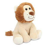 Leãozinho Bicho De Pelúcia Safari 25cm Decoração Infantil