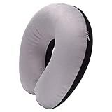 LEAQU Travesseiros De Pescoço Travesseiro De Alívio De Fadiga Com Espuma Viscoelástica Inflável Em Forma De U Travesseiro De Avião Confortável Para Viagens Dormir Carro ônibus E Uso Doméstico