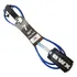 Leash 7 Pés 7mm Duplo Girador Cordinha Strep Onda Grande Cor Azul marinho