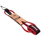 Leash De Surf Wet Dreams Micro Comp 6- X 5mm Premium Line Vermelho