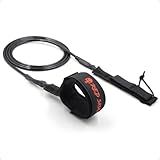 Leash Prancha De Surf Longboard 9pés Duplo Distorcedor Em Nó Simples Strap Long Coridnha De Panturrilha 
