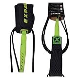 Leash Prancha De Surf Super Prime 5mm Expans Duplo Distorcedor Injetado Strep Super Premium 5mm Shortboard Cordinha Duplo Girador Injetado Verde 