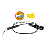 Leash Prancha Surf Pro 2 Giradores Strep 6 Parafina Fuwax