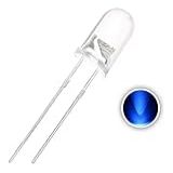 Led Alto Brilho Azul 5mm - Kit Com 100 Unidades