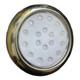 Led Luminária Refletor P Piscina 80mm 18w Frente Inox Rgb