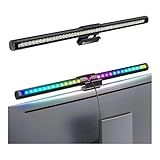 LED Monitor Light Bar RGB Gaming Screen Bar USB Powered Computer Monitor Lamp Black