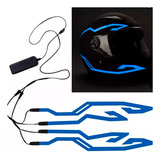 Led Sinalização Adesivo3m Capacete Motocicleta Moto Ciclista