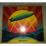 Led Zeppelin Celebration Day 1 Blu Ray 1 Dvd 2 Cd Raro 
