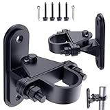 Leevanoo Dobradiça De Portão De Montagem Na Parede- Pacote Com 2 Dobradiças De Metal De 1-3-20-3 Cm- Dobradiça De Metal Para Cerca De Poste De Corrente- Dobradiça Para Portão Externo -parafusos