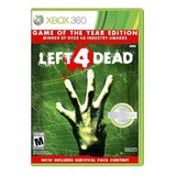 Left 4 Dead Game Of The Year Edition Platinum Hits Xbox 360