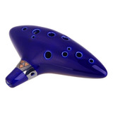 Legend Of Zelda Ocarina Ocarina De 12 Buracos Azul