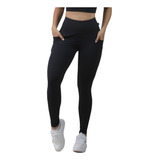 Legging Academia Cós Alto Bolso Lateral Fitness