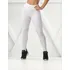 Legging Branca De Algodão Leg Cotton Cintura Alta