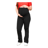 Legging Gestante Flare Suporte Barriga Calça Grávida P Altas