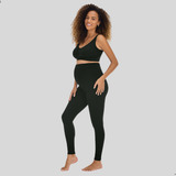 Legging Gestante Meia Calca