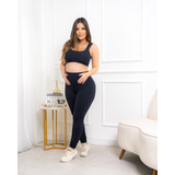 Legging Gestante Suplex Premium Cintura Alta Sustentação