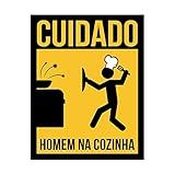 Legião Nerd Placa Decorativa Homem Na Cozinha Multicor