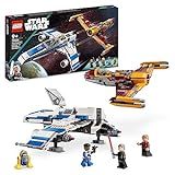 LEGO 75364 Star Wars Ala E Da Nova República Vs Caça Estelar De Shin Hati Conjunto Da Série Ahsoka Com 2 Veículos De Brinquedo Figura De Droide 4 Minifiguras E 2 Espadas Laser