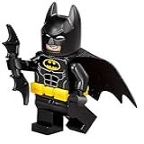LEGO Boneco Batman Preto Super Heroes Universo DC Com Batarang Cabe A Tradicional 