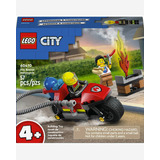 Lego Cidade 60410 City Motocicleta Dos Bombeiros 4+ Anos