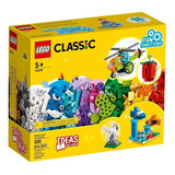 Lego Classic Peças E Funções 500 Pçs Com Engrenagens 11019