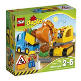 Lego Duplo 10812 Town Truck Tracked Caminhão E Escavadeira