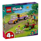 Lego Friends 42634 Trailer De Cavalo E Pônei 4  Anos
