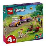 Lego Friends 42634 Trailer De Cavalo E Pônei 4  Anos