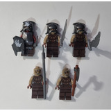 Lego Lote De 5 Minifiguras Orcs Senhor Dos Aneis Originais