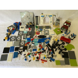 Lego Lote Policia 400 Peças Com Figuras Acessorios