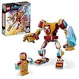 LEGO Marvel Armadura Robô Do Homem De Ferro 76203 Kit Incrível 130 Peças