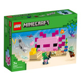 Lego Minecraft 21247 A Casa Do Axolotl Quantidade De Peças 242