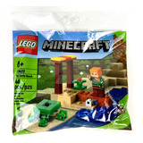 Lego Minecraft 30432 Praia Tartaruga Novo Pronta Entrega