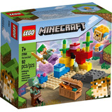 Lego Minecraft O Recife De Coral 21164 92 Peças