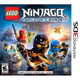 Lego Ninjago Shadow Of Ronin (mídia Física) - 3ds (novo)