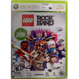 Lego Rock Band Jogo Xbox 360 Físico Usado