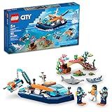 LEGO Set City Exploration 60377 Barco De Mergulho Explorador 182 Peças