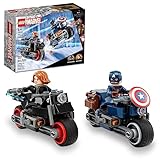 LEGO Set Super Heroes 76260 Motos De Black Widow E Captain America 130 Peças