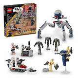 Lego Star Wars 75372 Pacote De Combate Clone Trooper E Battl