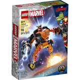 Lego Super Heroes 76243 Armadura Robô Mech De Rocket Marvel