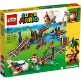 Lego Super Mario Percurso No Vagonete Do Diddy Kong - 71425