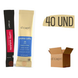 Leite Em Pó Em Sachê Di Capri Cafe Soluvel Stick 40 Sachês