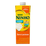 Leite Uht Semidesnatado Zero Lactose Ninho Forti+ Levinho Caixa Com Tampa 1l