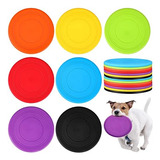 Leitee 56 Peças Disco Voador Para Cães Brinquedo De Silicone