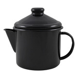 Leiteira Bule Para Chá Esmaltado 600ml Com Tampa Fazenda