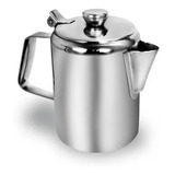 Leiteira Jarra Em Aço Inox C Tampa E Aparador De Gelo 852ml