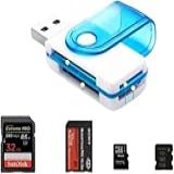 Leitor Adaptador Cartão De Memoria USB 32 Em 1 Pc Rapidez Na Tranferencia De Dados